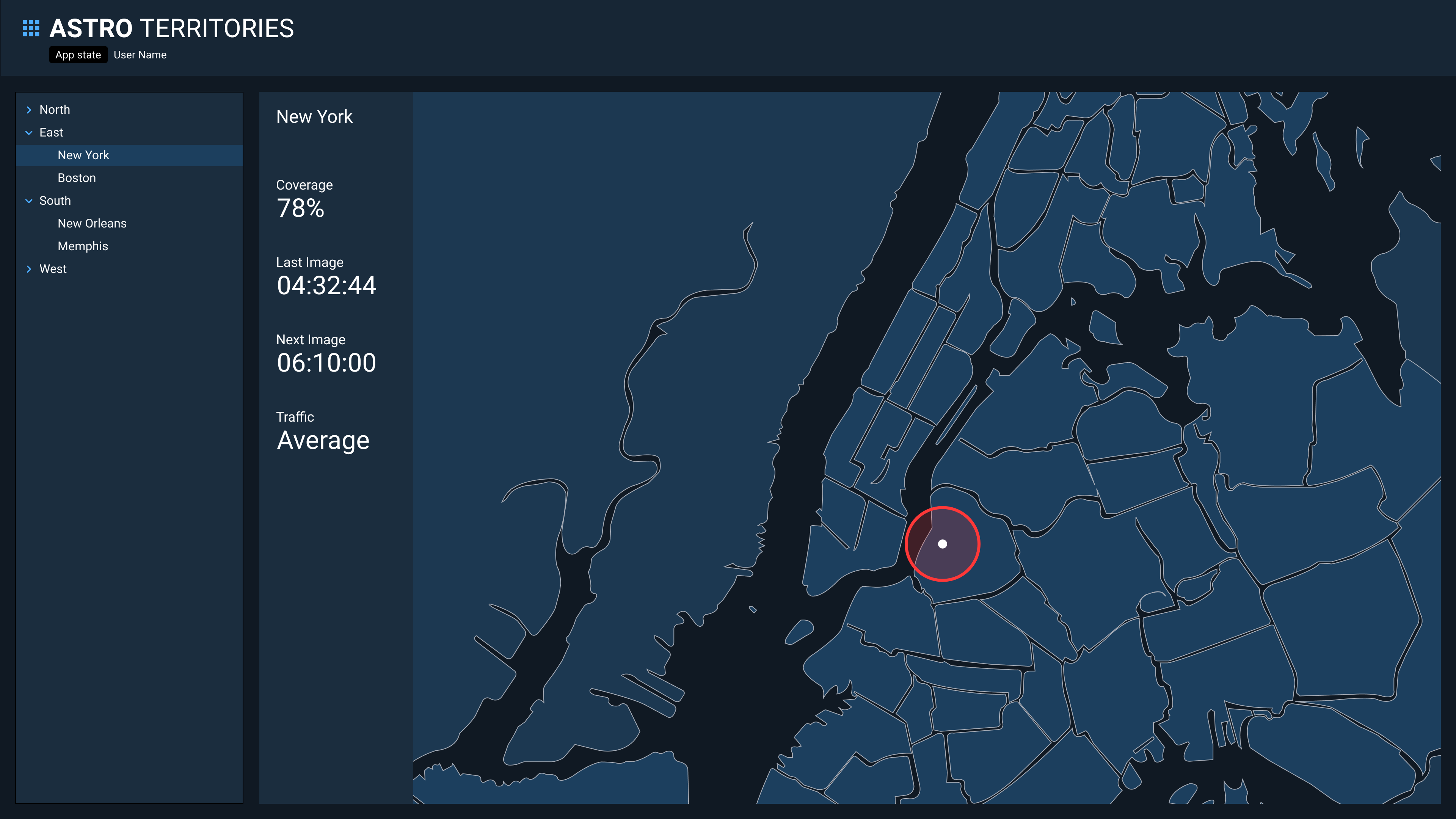 Tree sample app layout